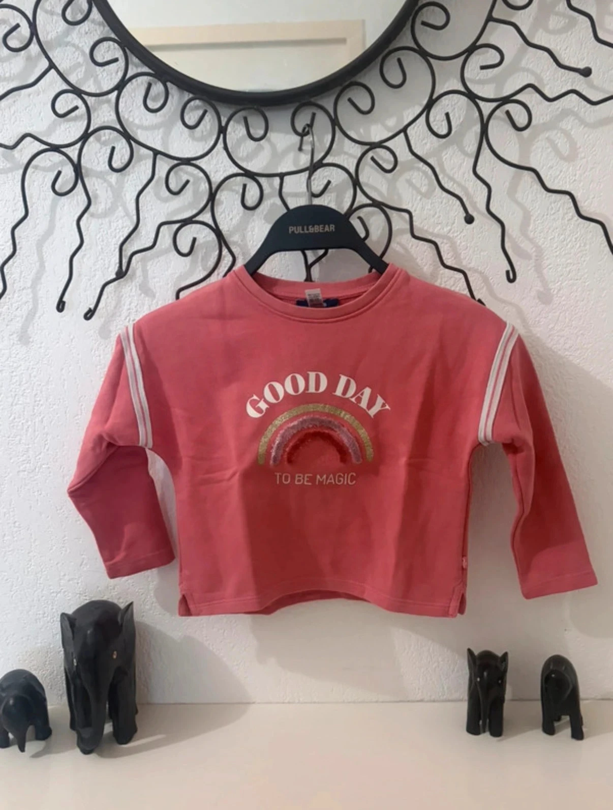 🔵 sweat molletonné "magic" rose foncé - Okaïdi – photo 2